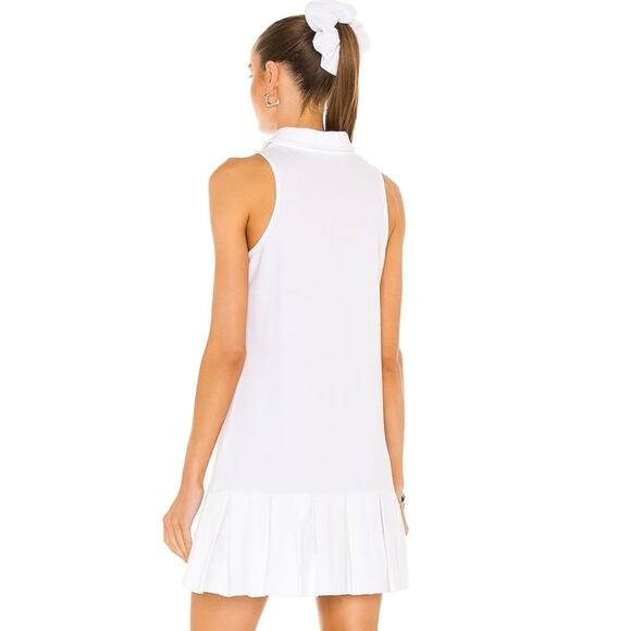 Revolve Tennis Club Polo Mini Dress White NWT Size Small - Picture 2 of 6